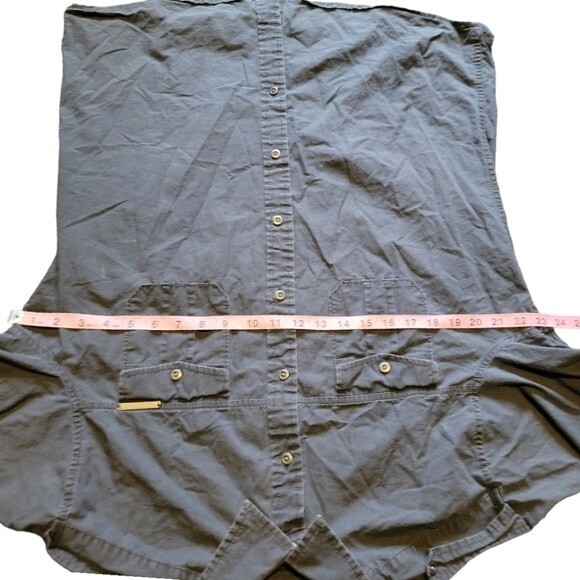 Rock & Republic Button Down Short Sleeve Shirt - L - Picture 5 of 7